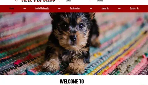 A screenshot of Genlanfamilystbernard.com