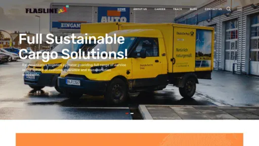 A screenshot of Flashlinedelivery.com