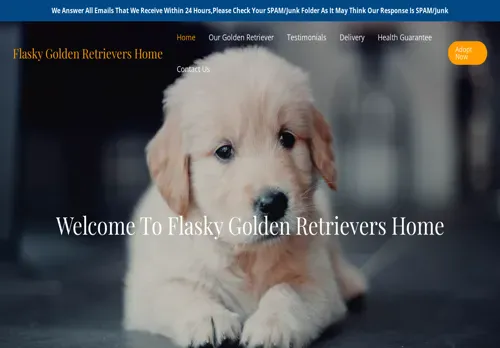 is flaskygoldenretrievershome.com legit? screenshot