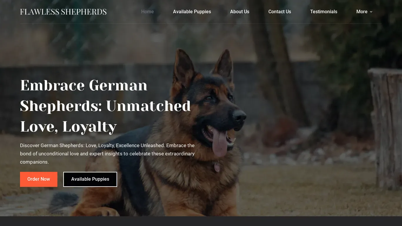 is flawlessk9shepherds.com legit? screenshot