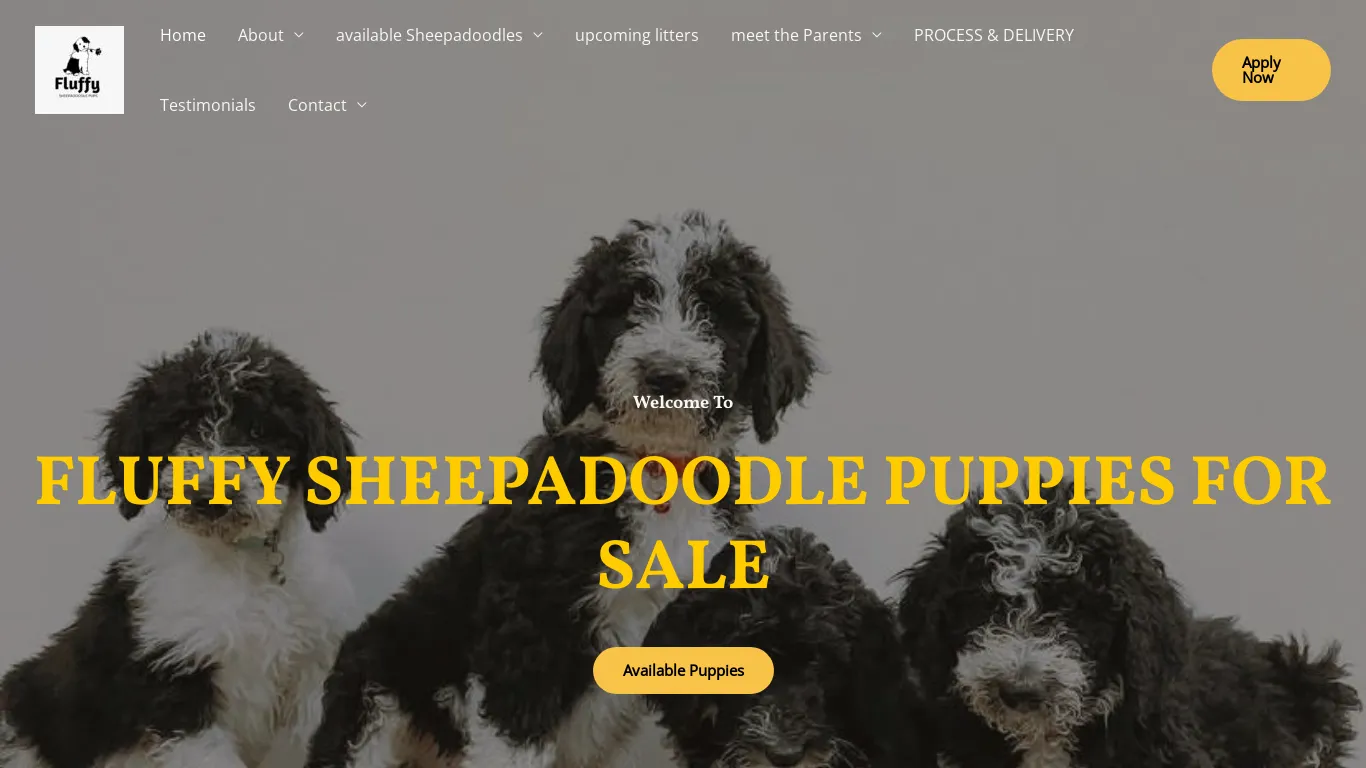 is fluffyshepadoodlepups.com legit? screenshot