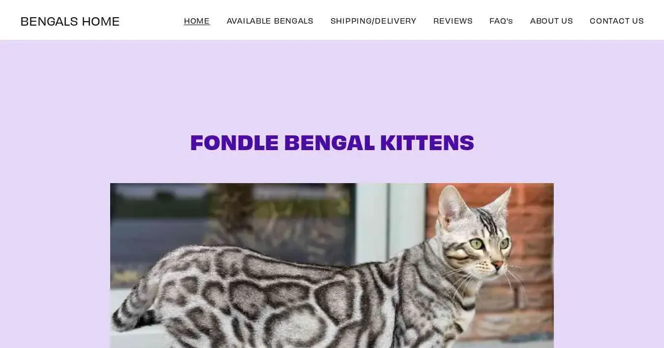 is fondlebengals.com legit? screenshot