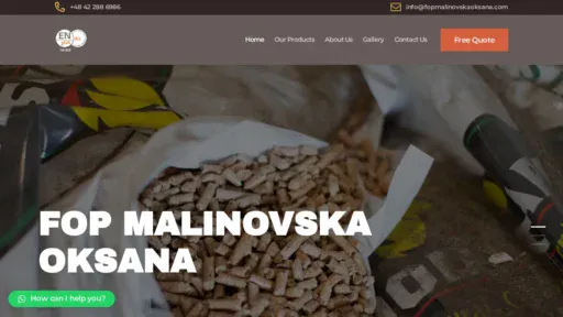 A screenshot of Fopmalinovskaoksana.com