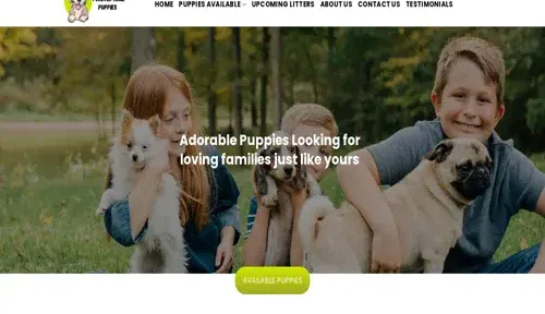 A screenshot of Genlanfamilystbernard.com
