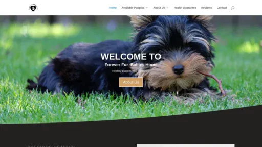 A screenshot of Foreverfurbabieshome.com