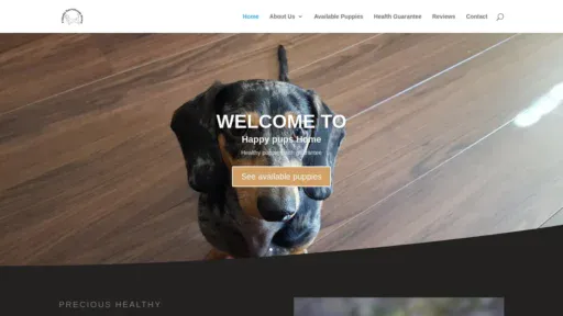 A screenshot of Friendlydachshundshome.com
