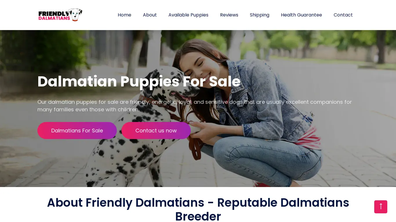 is Dalmatian Puppies For Sale - Dalmatians Breeder - Dalmatian Puppies For Sale Near Me, Healthy Dalmatian Puppies For Adoption, Affordable Dalmatian Puppies For Rehoming, Cheap Dalmatian Puppies For Sale, Registered Dalmatian Puppies For Sale in USA and Canada, Cute Dalmatian Puppy For Sale in USA and Canada legit? screenshot