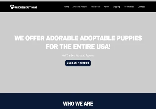 is frnchieesbeautyhome.com legit? screenshot