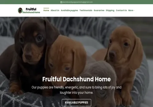 is fruitfuldachshundhome.com legit? screenshot