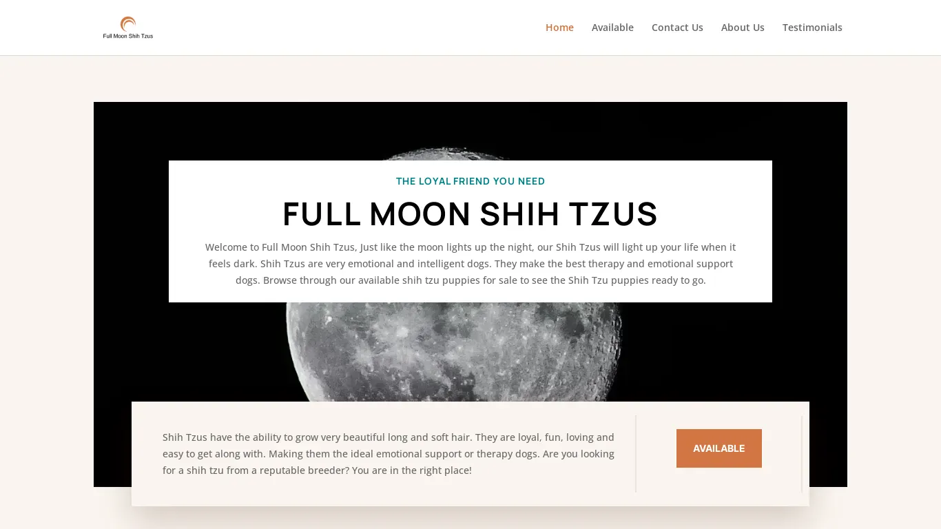 is fullmoonshihtzus.com legit? screenshot