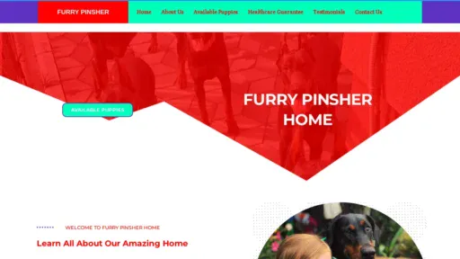 A screenshot of Furrydpinsher.com