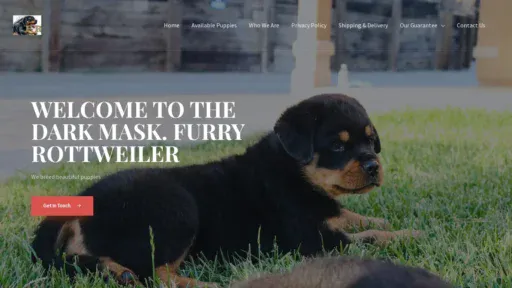 A screenshot of Furryrottweiler.com