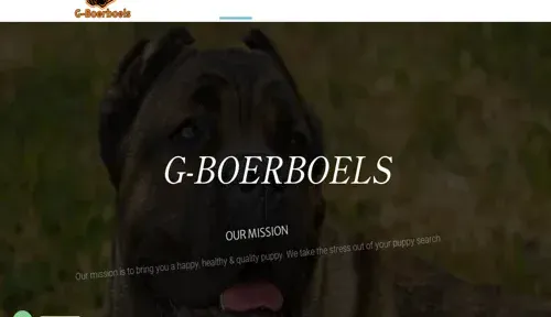 A screenshot of Genlanfamilystbernard.com