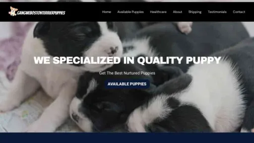 A screenshot of Genlanfamilystbernard.com