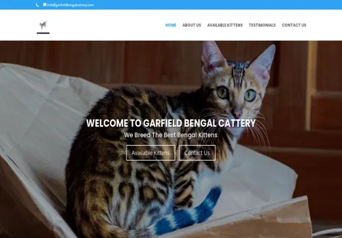 is garfieldbengalcattery.com legit? screenshot