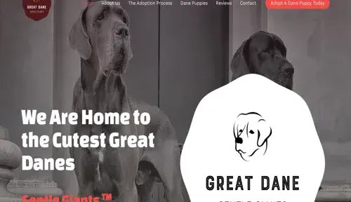 A screenshot of Genlanfamilystbernard.com