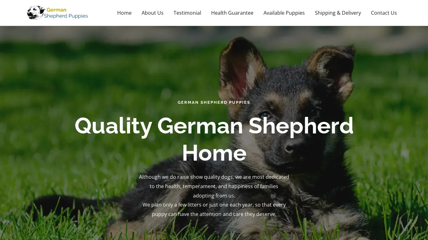 is germanshepherdpupps.com legit? screenshot