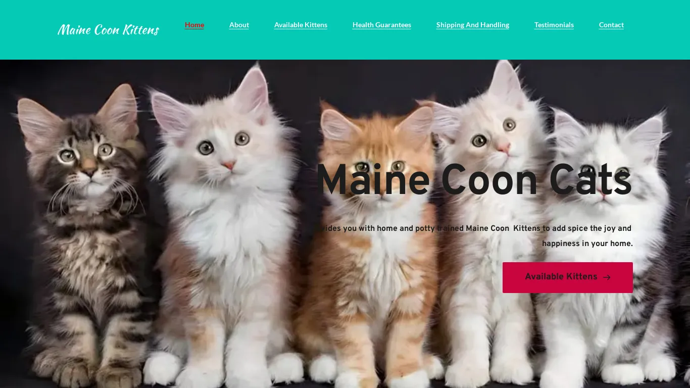 is gjmainecoonkittys.com legit? screenshot
