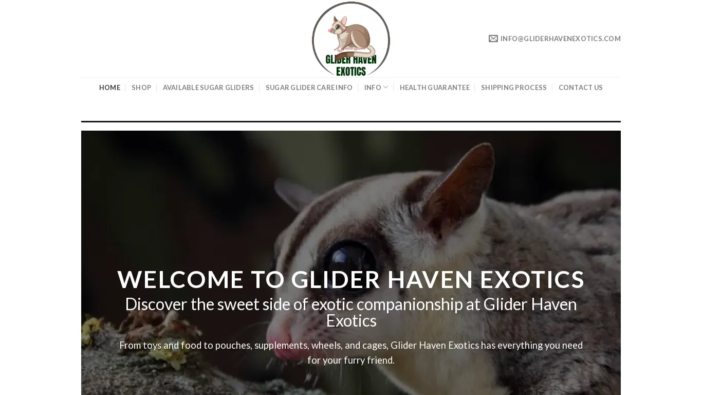 is gliderhavenexotics – gliderhavenexotics legit? screenshot