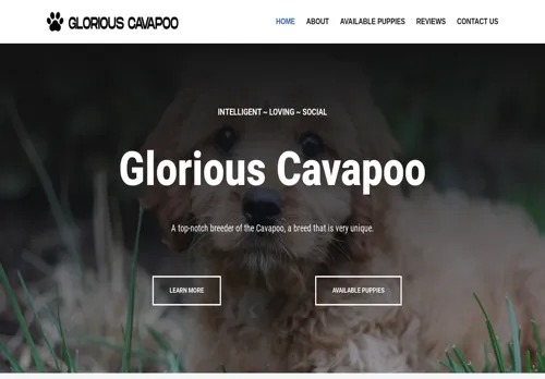 A screenshot of Genlanfamilystbernard.com