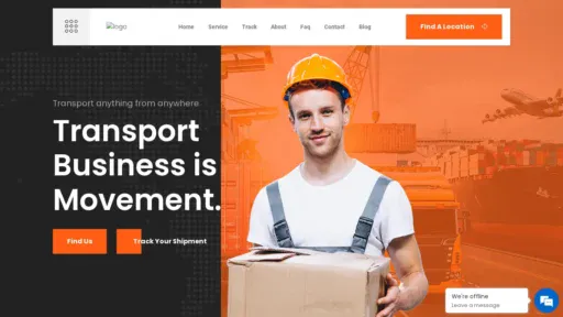 A screenshot of Gloshippingexpresslogistics.com