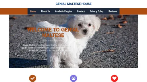 A screenshot of Genlanfamilystbernard.com