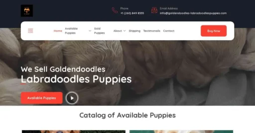 A screenshot of Genlanfamilystbernard.com