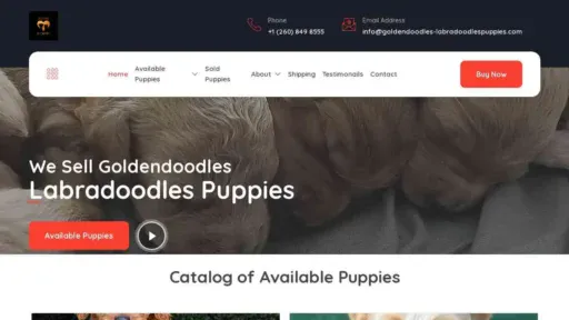 A screenshot of Genlanfamilystbernard.com