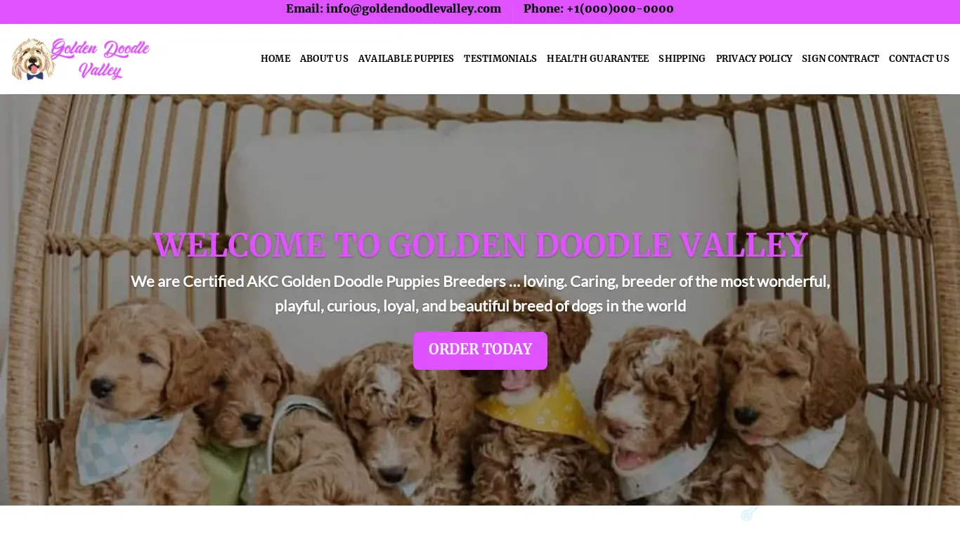 is goldendoodlevalley.com legit? screenshot