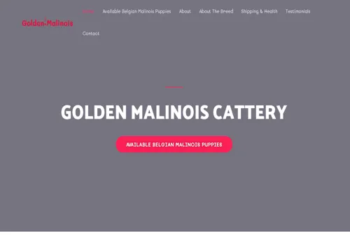 is goldenmalinoispuppies.com legit? screenshot