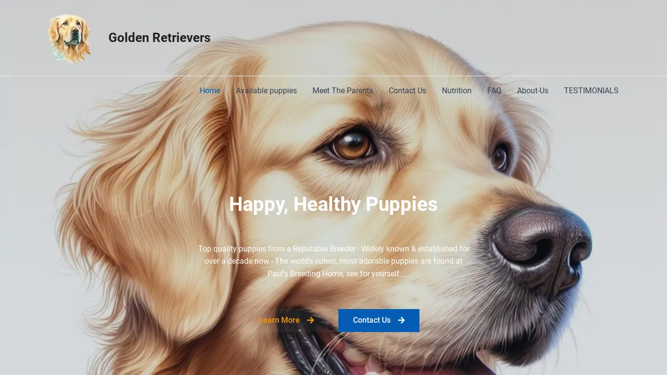 is Golden Retrievers – We are all about rehoming legit? screenshot