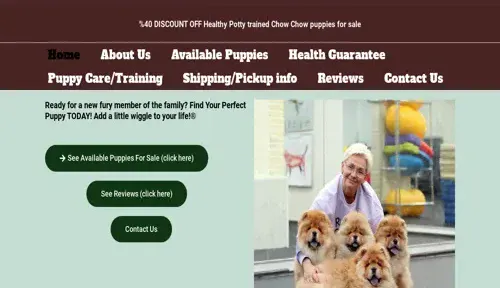 A screenshot of Genlanfamilystbernard.com