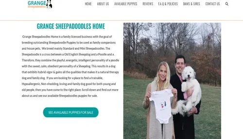 A screenshot of Genlanfamilystbernard.com