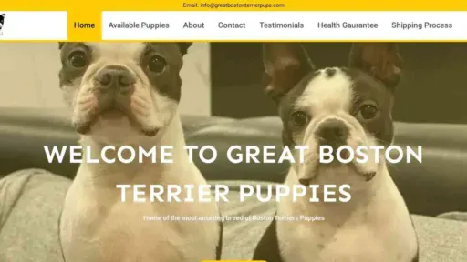 A screenshot of Genlanfamilystbernard.com
