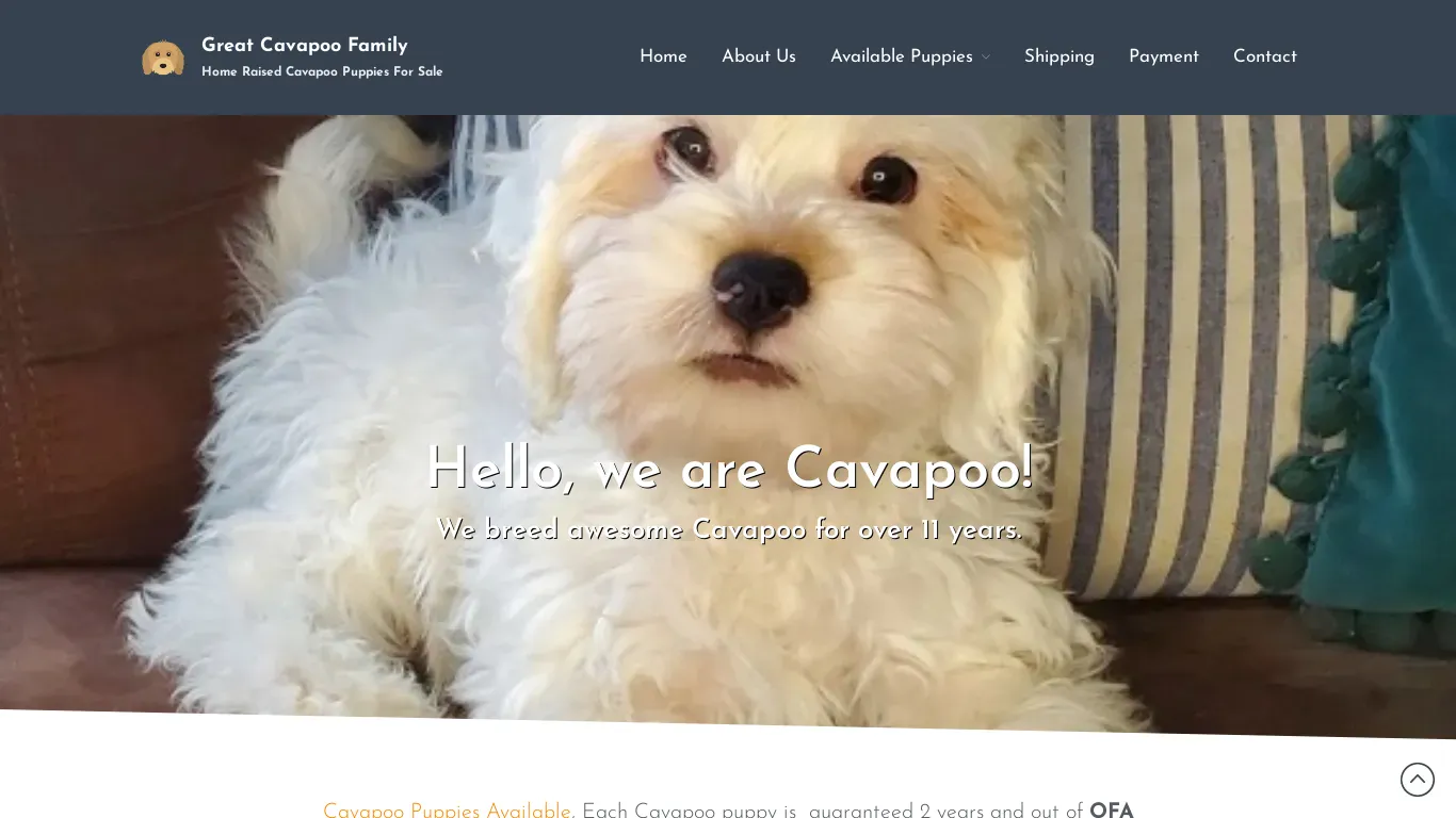 is greatpoofamilypups.com legit? screenshot