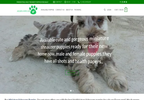 is greenfieldpuppieszone.com legit? screenshot