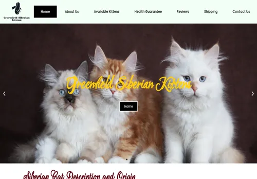 is greenfieldsiberiankittens.com legit? screenshot