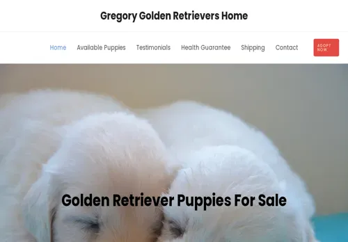 is gregorygoldenretrievershome.com legit? screenshot