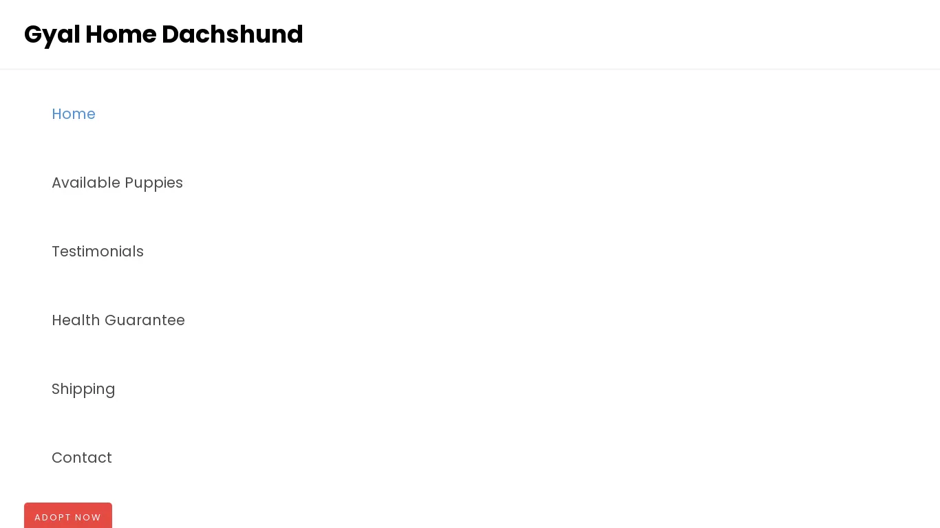 is gyalhomedachshund.com legit? screenshot