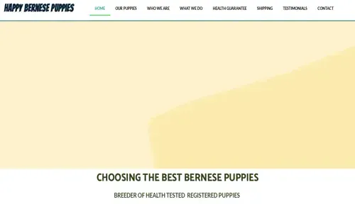 A screenshot of Genlanfamilystbernard.com