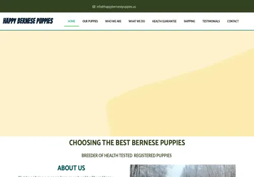 is happybernesepuppies.us legit? screenshot