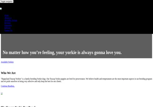 is happylandteacupyorkies.com legit? screenshot