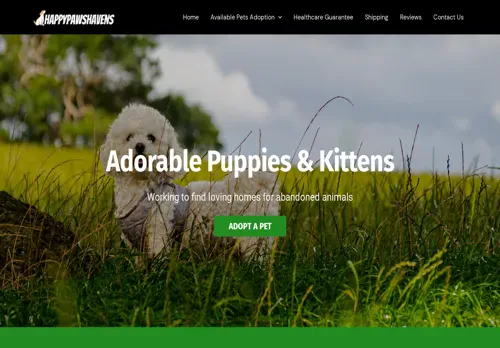 is happypuwshaven.com legit? screenshot