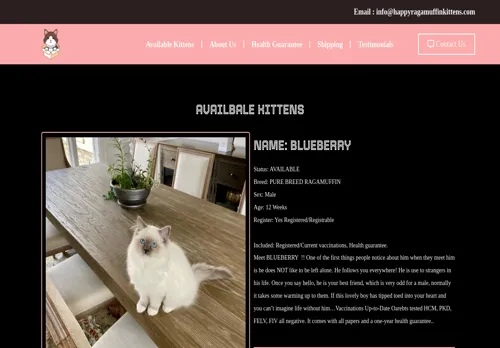 is happyragamuffinkittens.com legit? screenshot