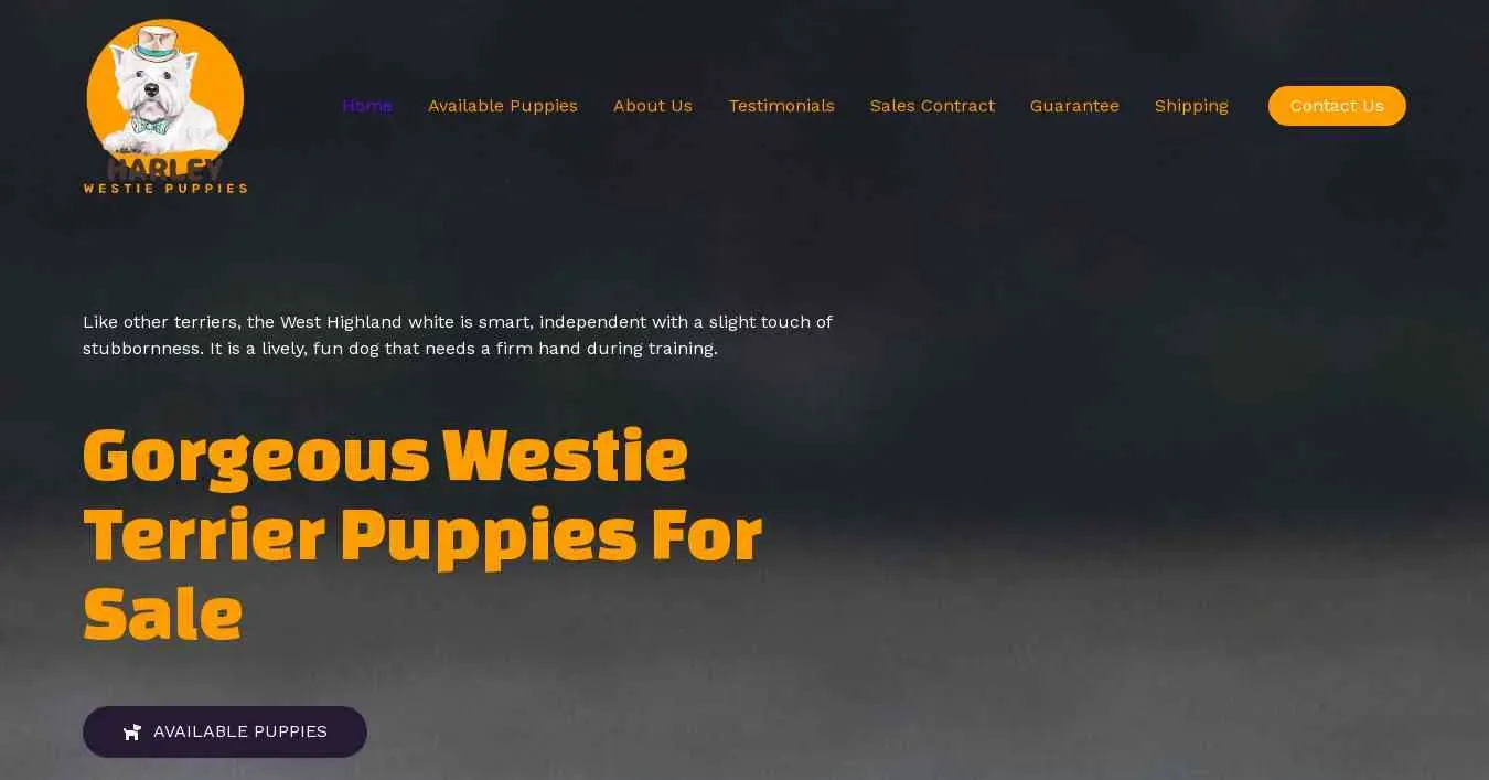 is harleywestie.com legit? screenshot