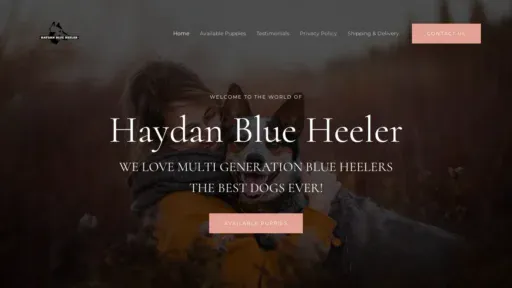 A screenshot of Haydanhome.com