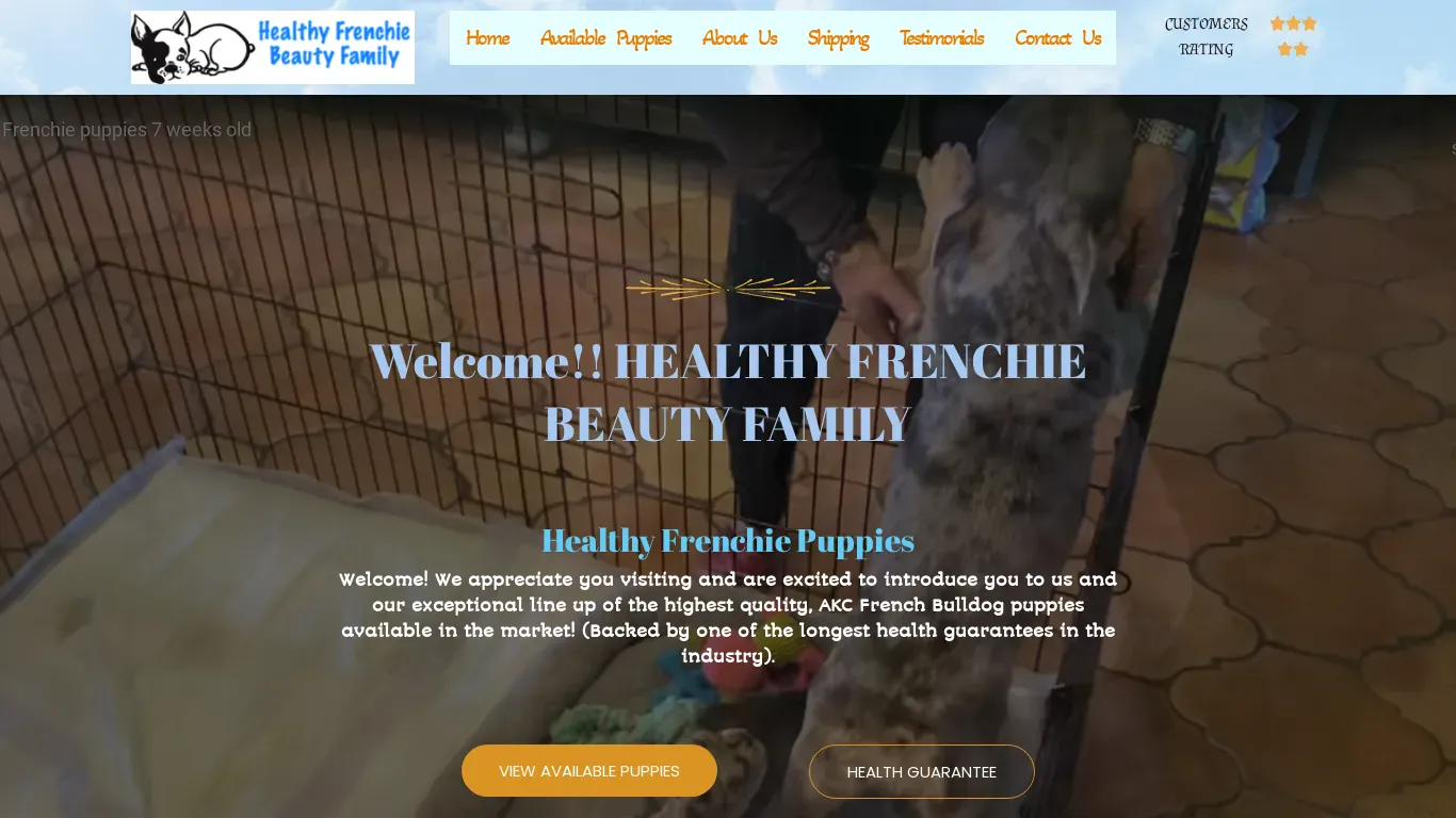 is healthyfrenchiebeautyfamily.com legit? screenshot