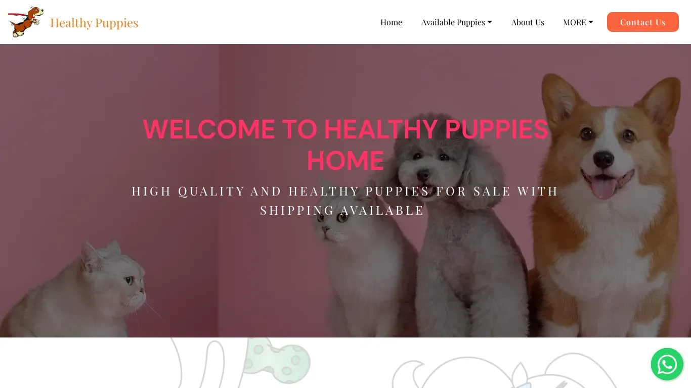 is healthypuppiesforsale.su legit? screenshot