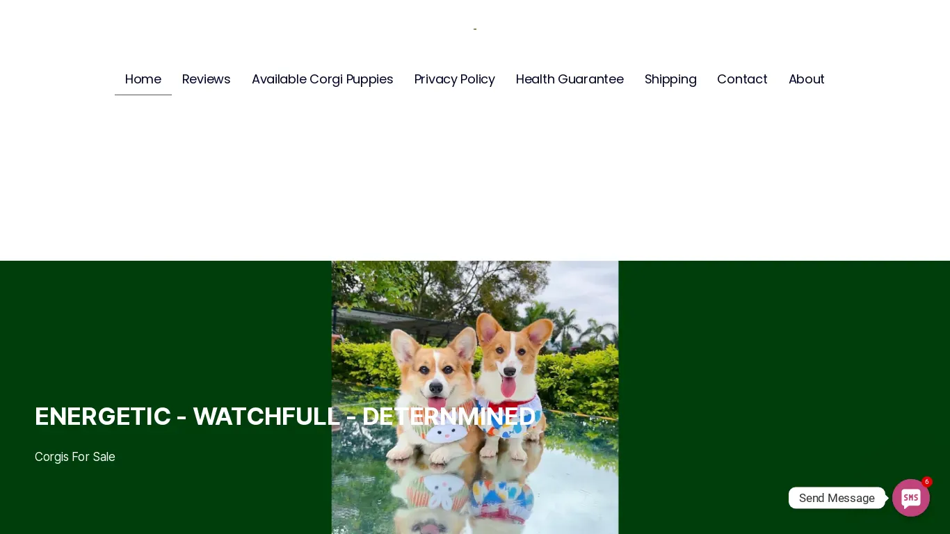 is heartspembrokecorgis.com legit? screenshot