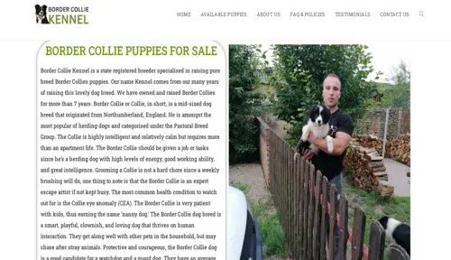 A screenshot of Genlanfamilystbernard.com